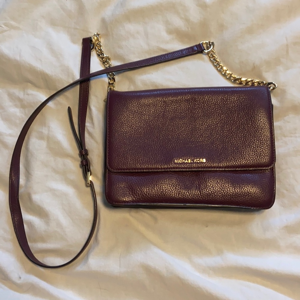 Michael Kors large leather crossbody